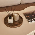 Brown Round Marble Tray Ø30cm