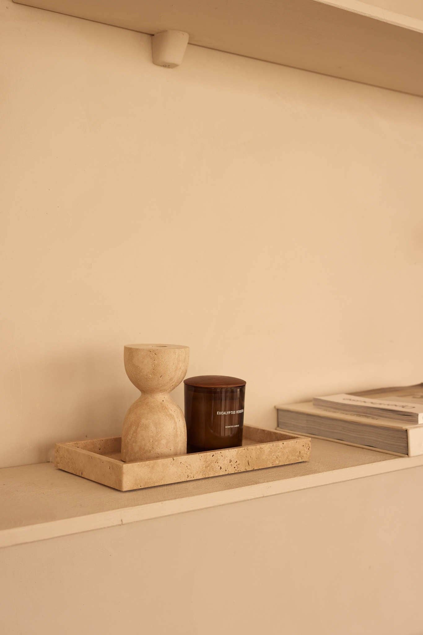 Travertine Rectangle Tray 15x30cm