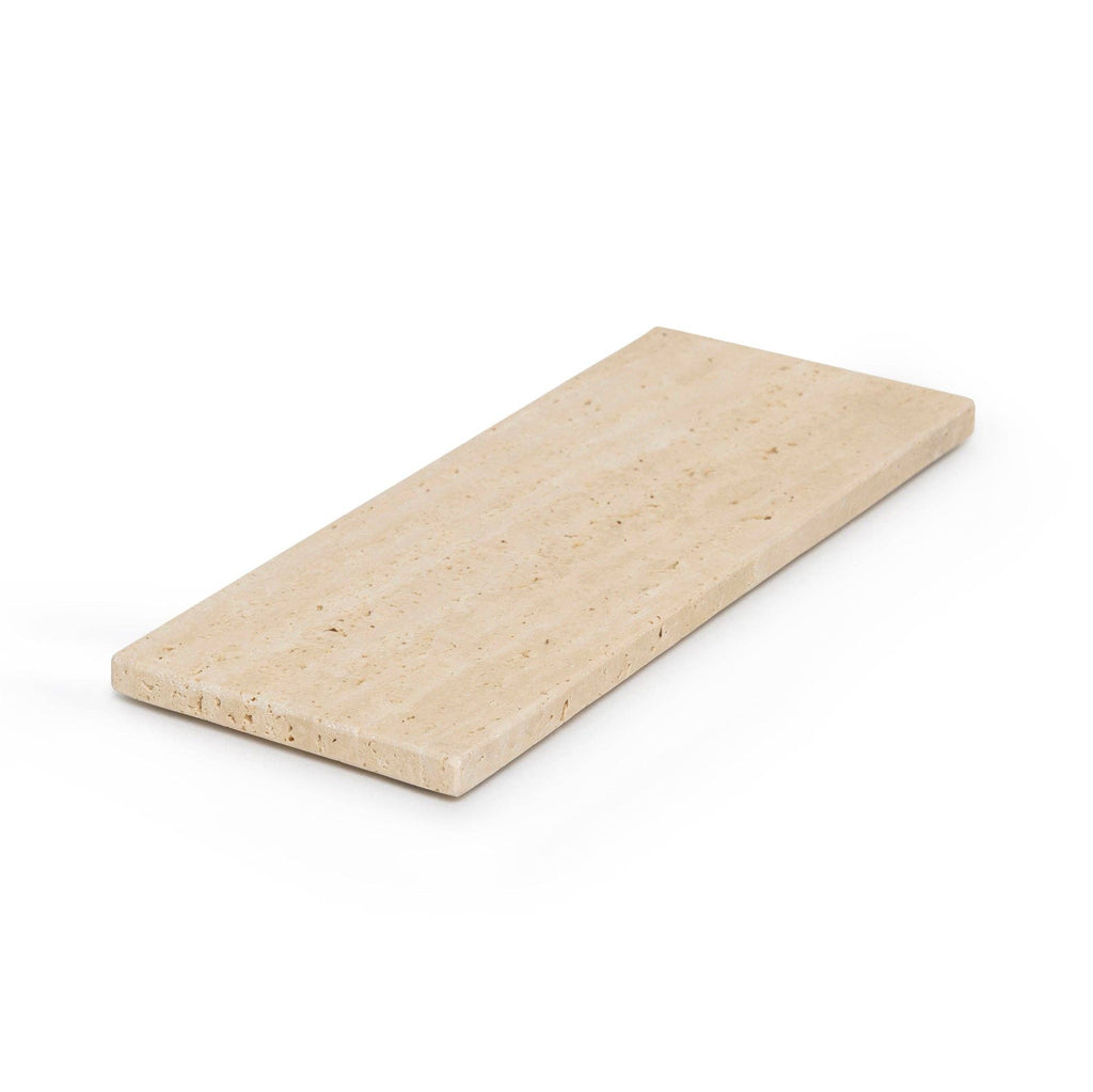 Travertine Rectangle Tray 10x25cm