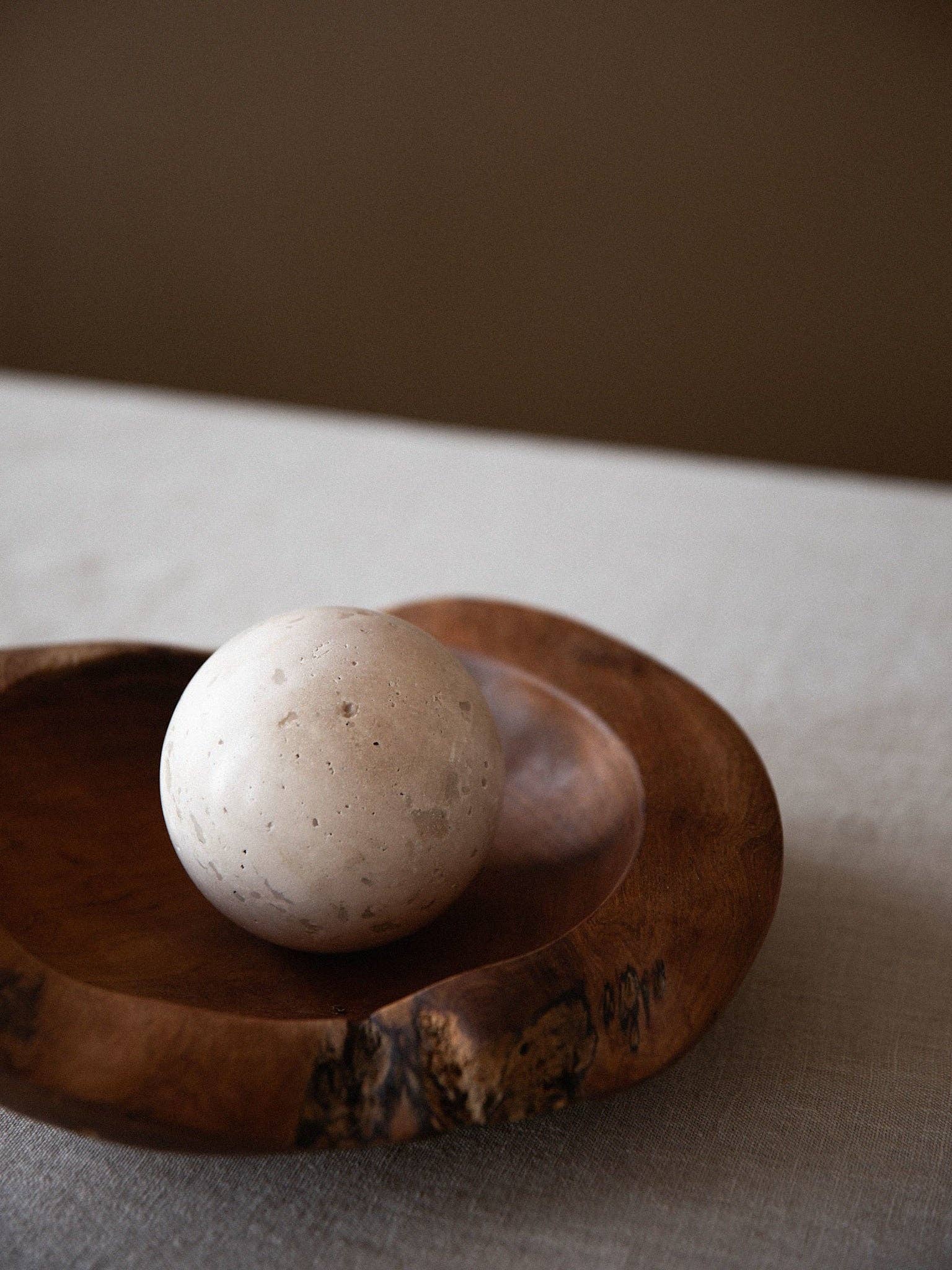 Travertine Sphere