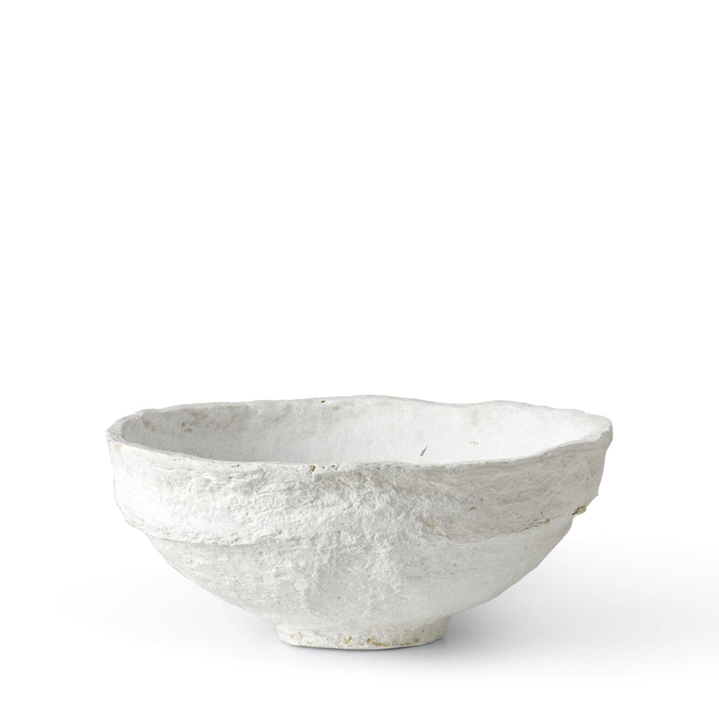 Sustain White Sculptural Large Bowl