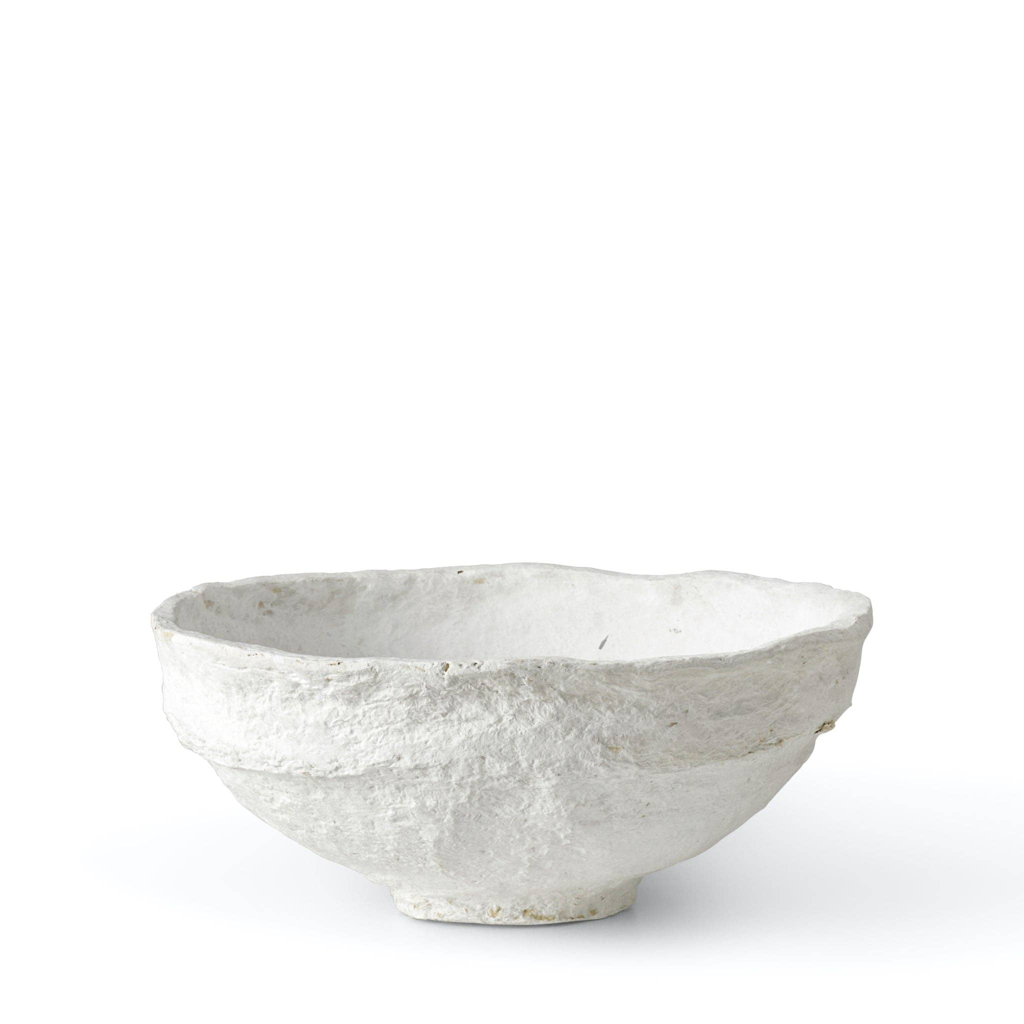 Sustain White Sculptural Large Bowl