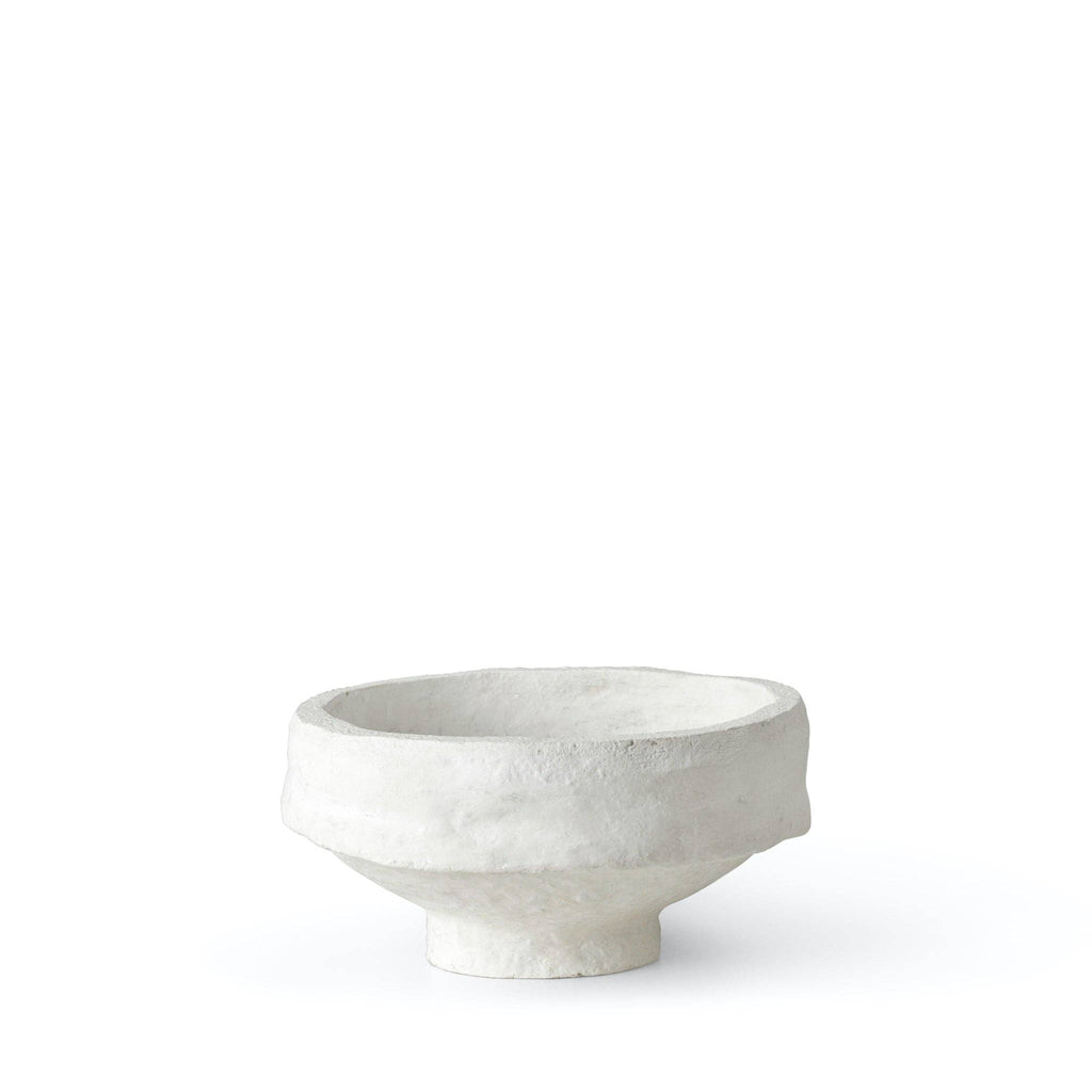 Sustain White Medium Sculptural Bowl
