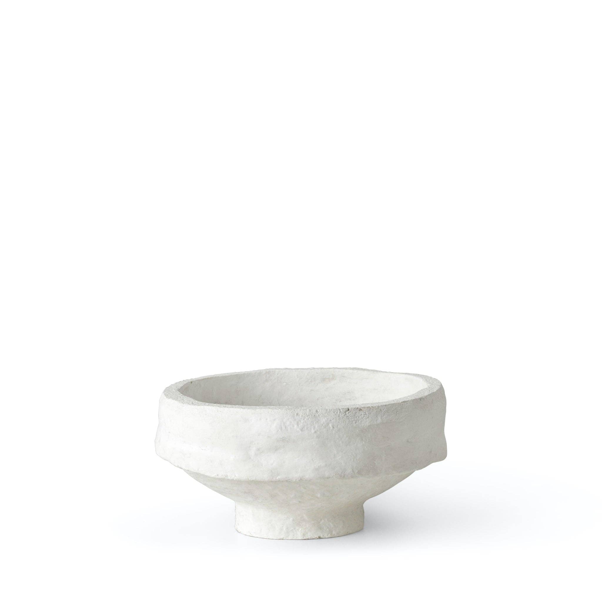 Sustain White Medium Sculptural Bowl