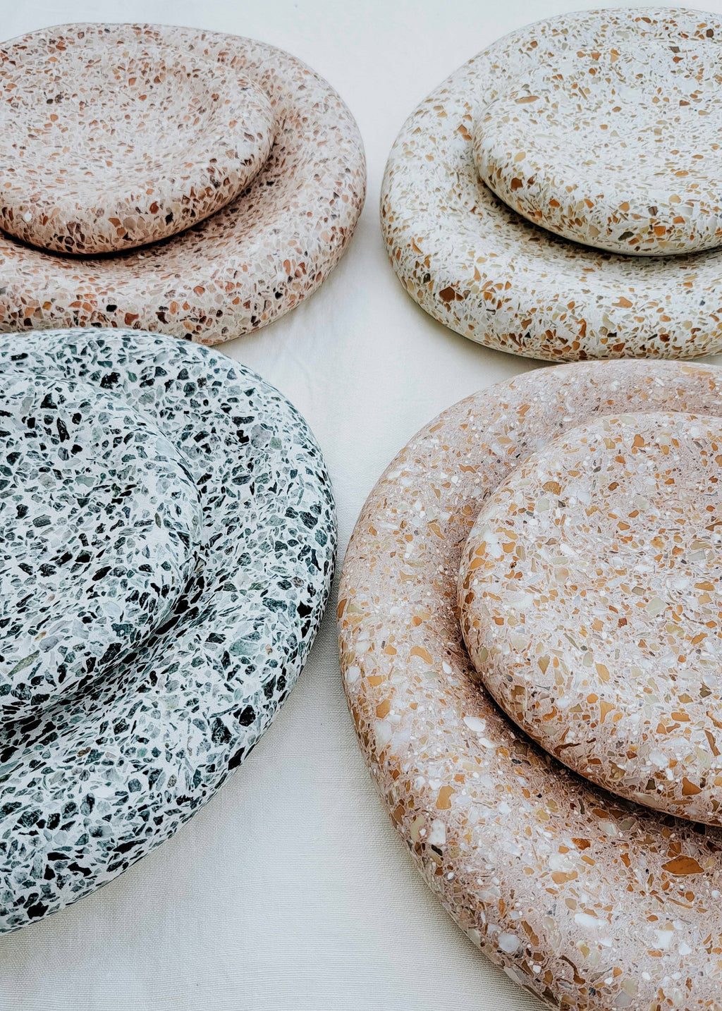 Terrazzo Organic Shaped Tray - Siena Collection