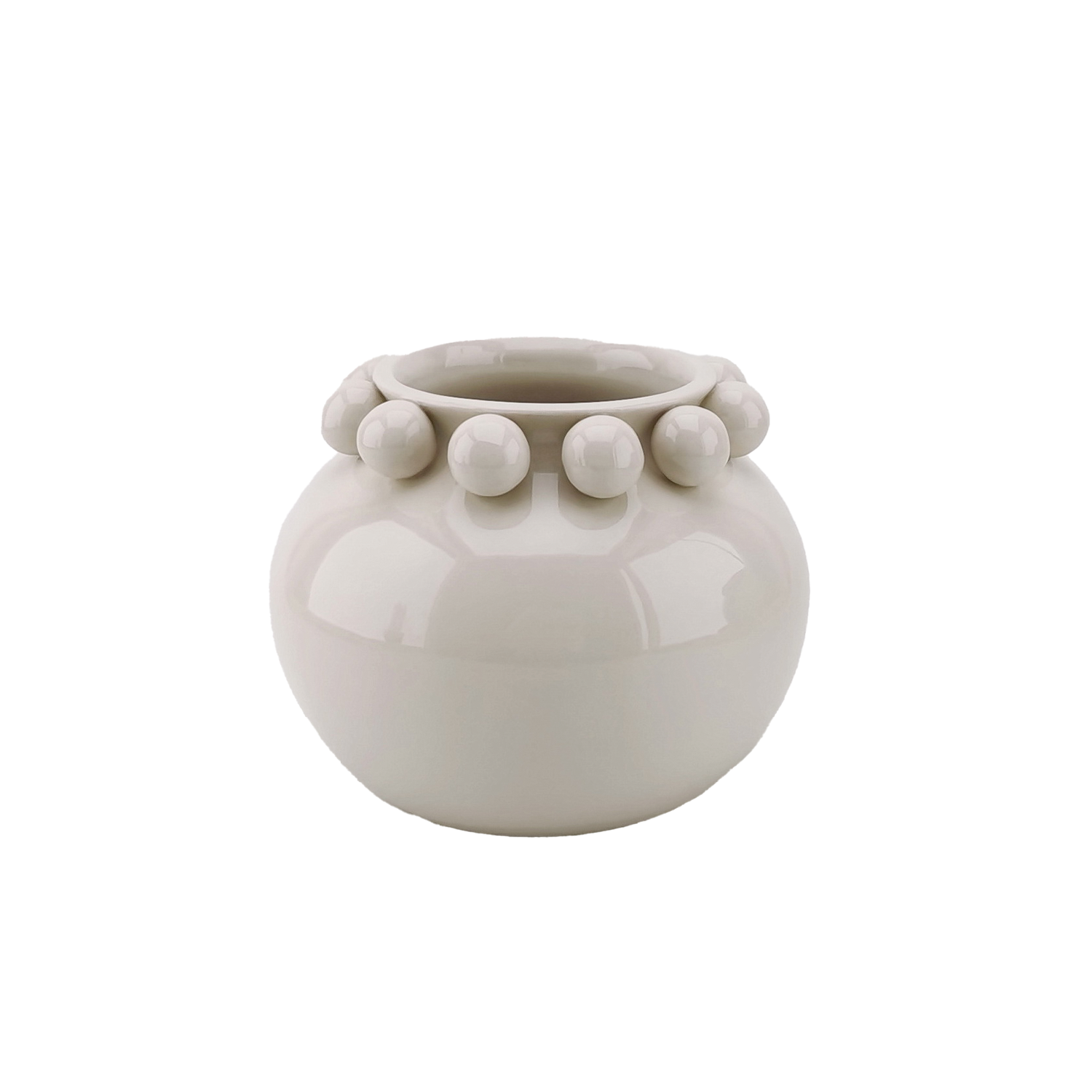 White Bouly Vase