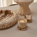 Sandal Onyx Marble Coasters
