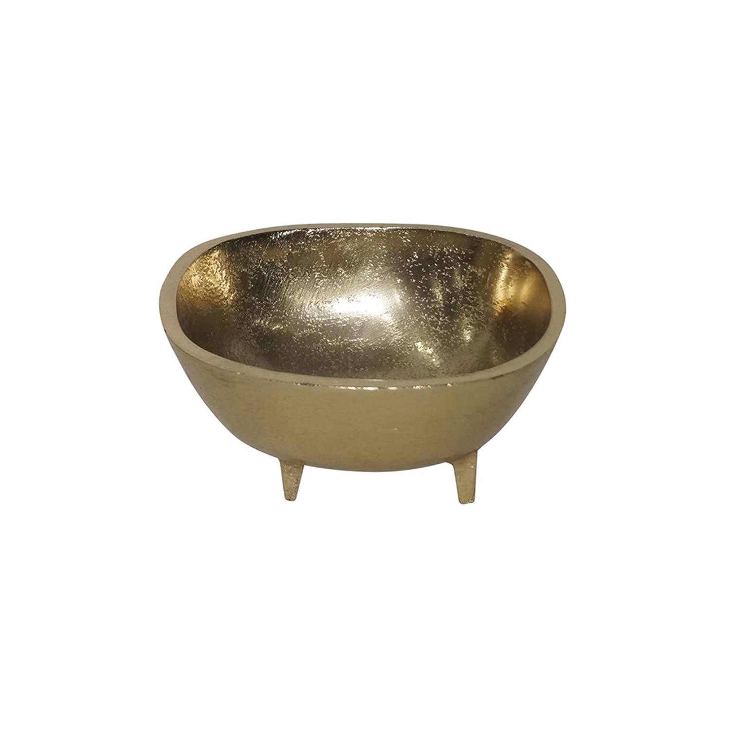 Juliette square pm gold dish L13 P13 H6cm