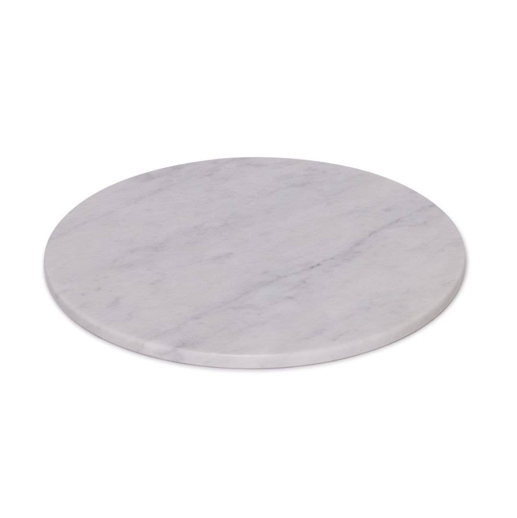 Marble Round White Tray Ø30cm