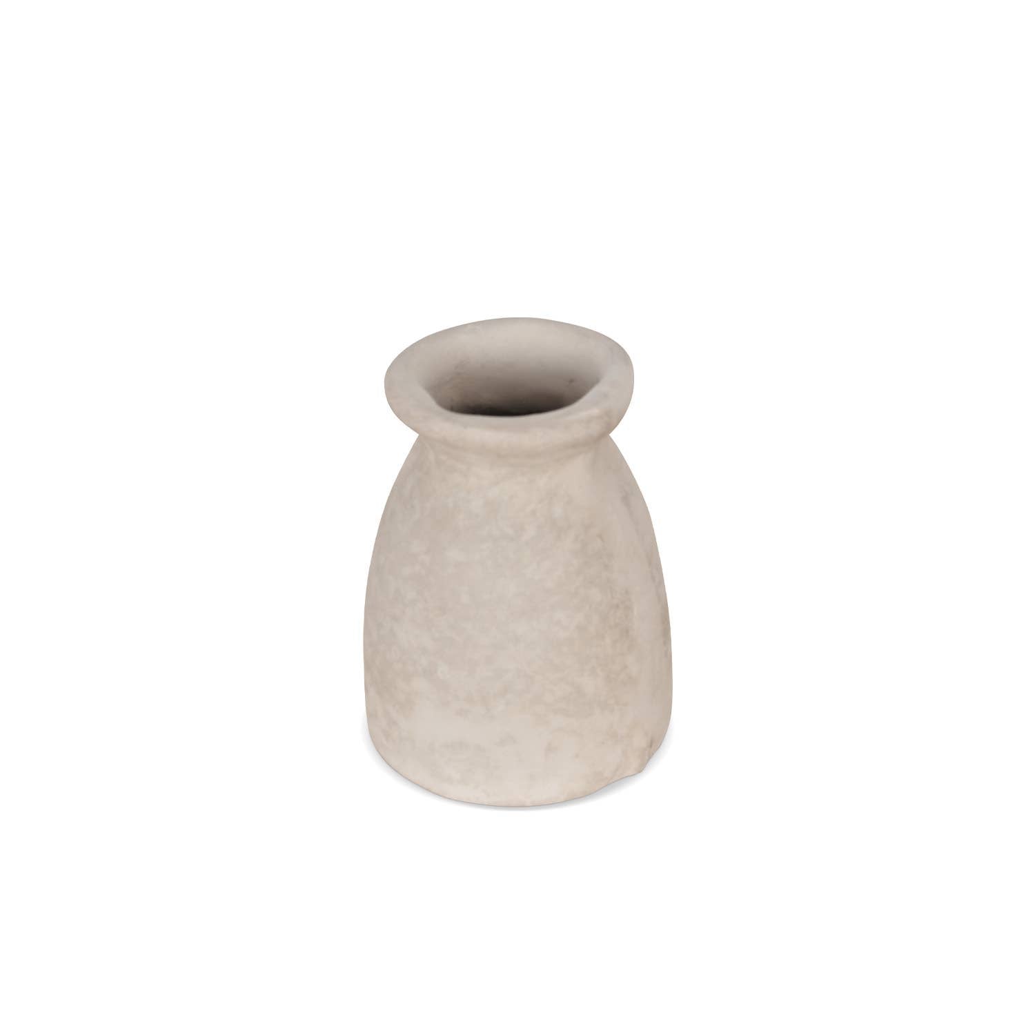 Simple papier-mâché vase pm D9 H11.5cm