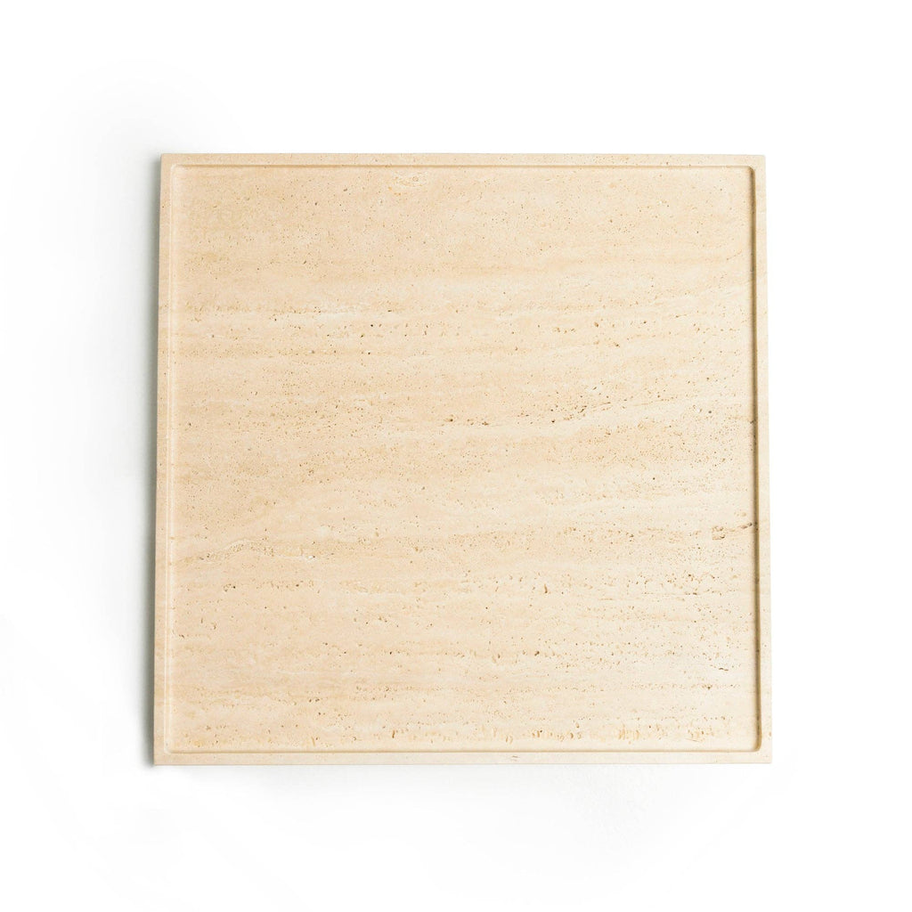 Travertine Square Tray 45x45cm