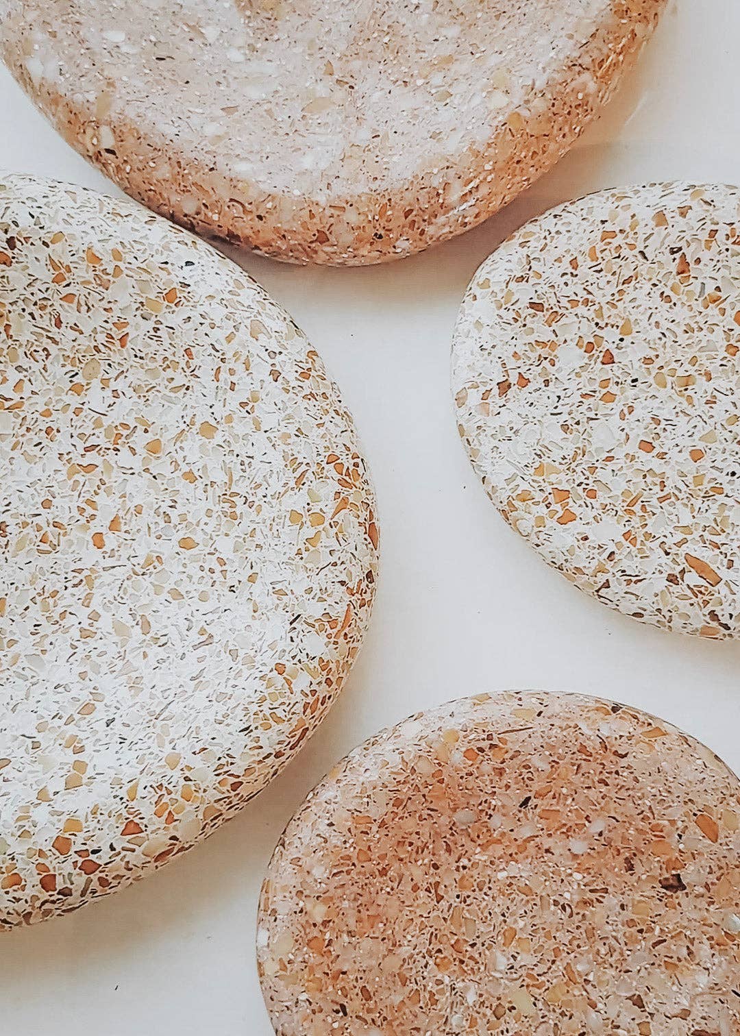 Terrazzo Organic Shaped Tray - Siena Collection