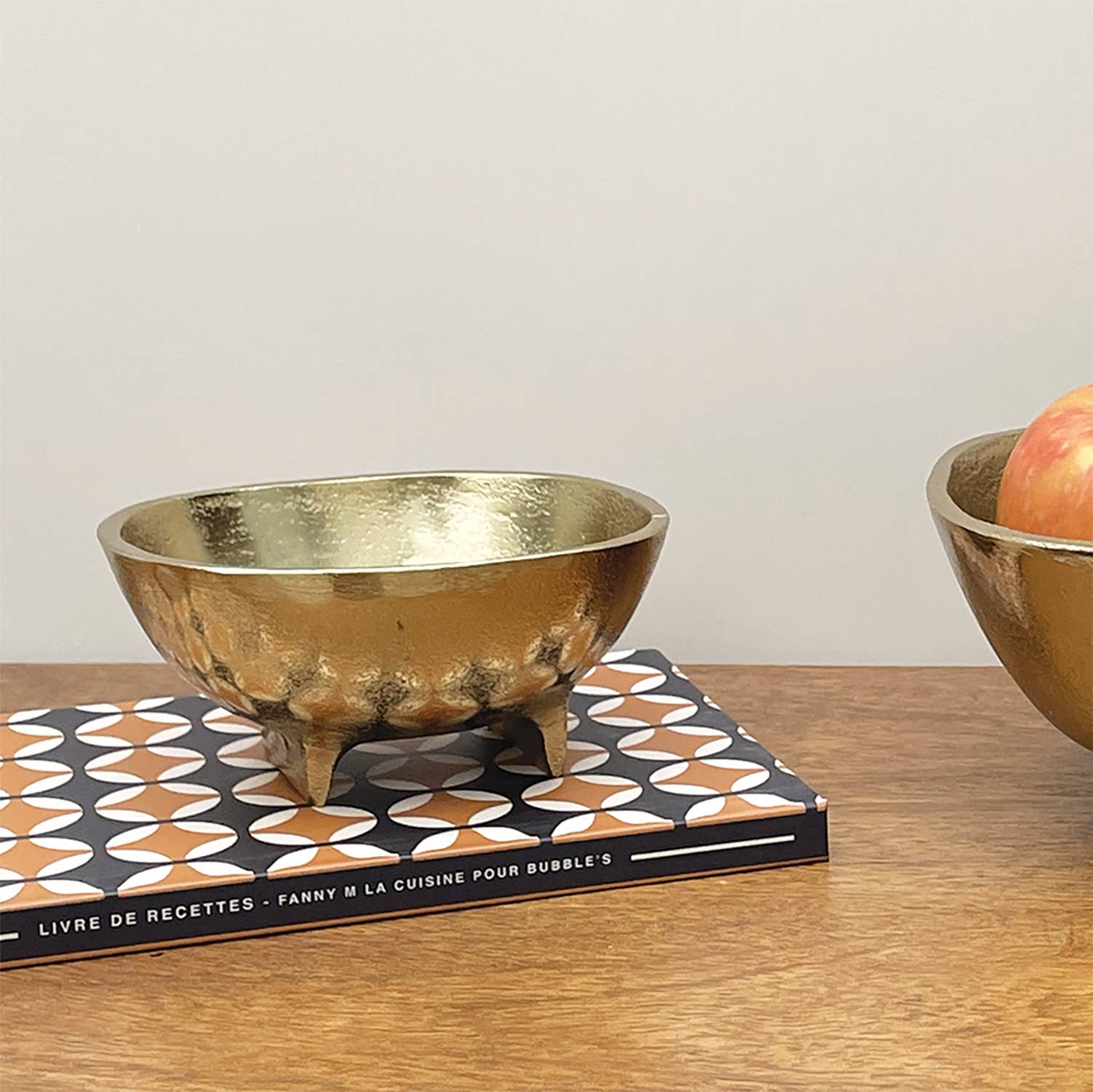 Juliette square pm gold dish L13 P13 H6cm