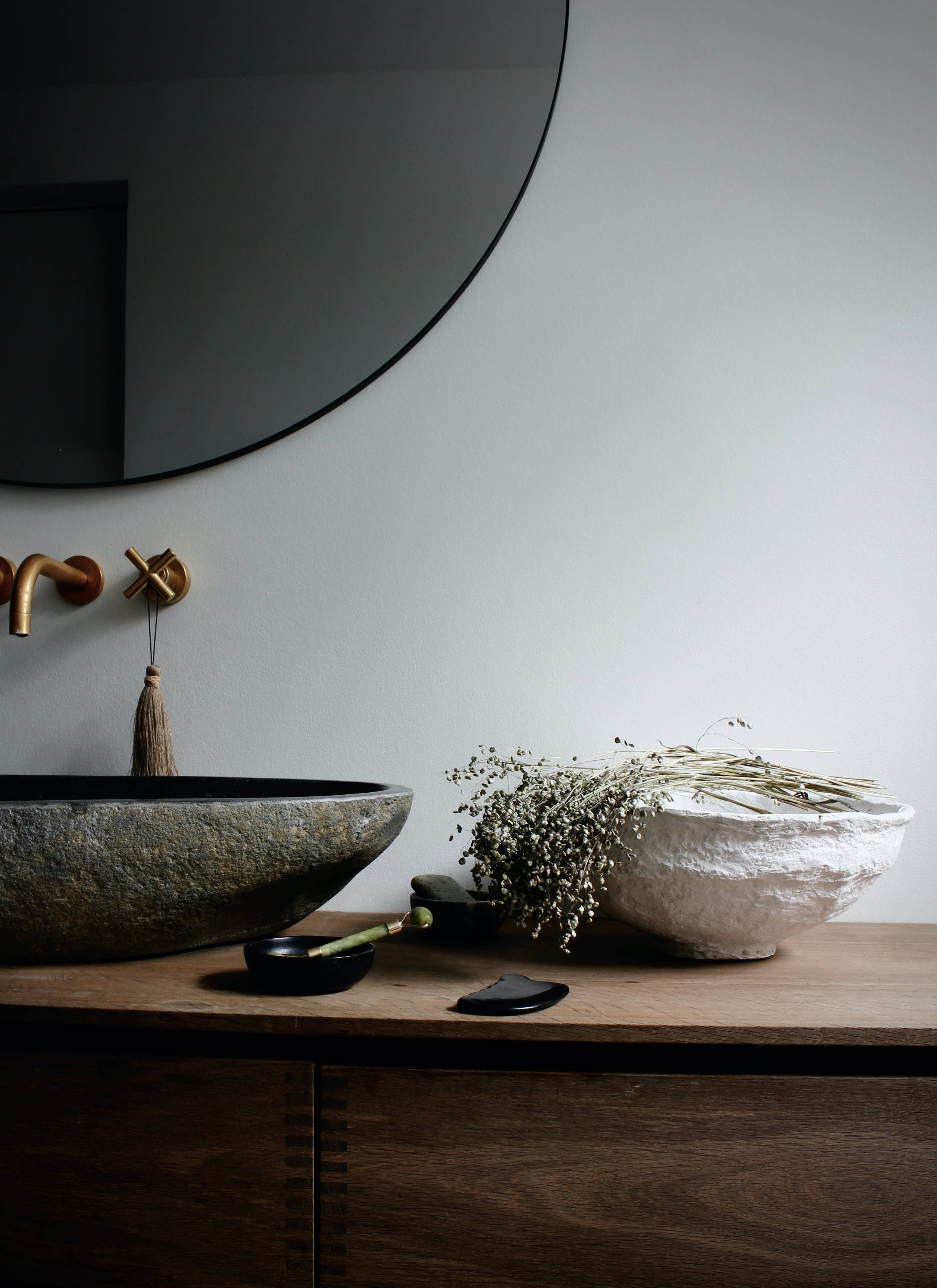 Sustain White Sculptural Large Bowl