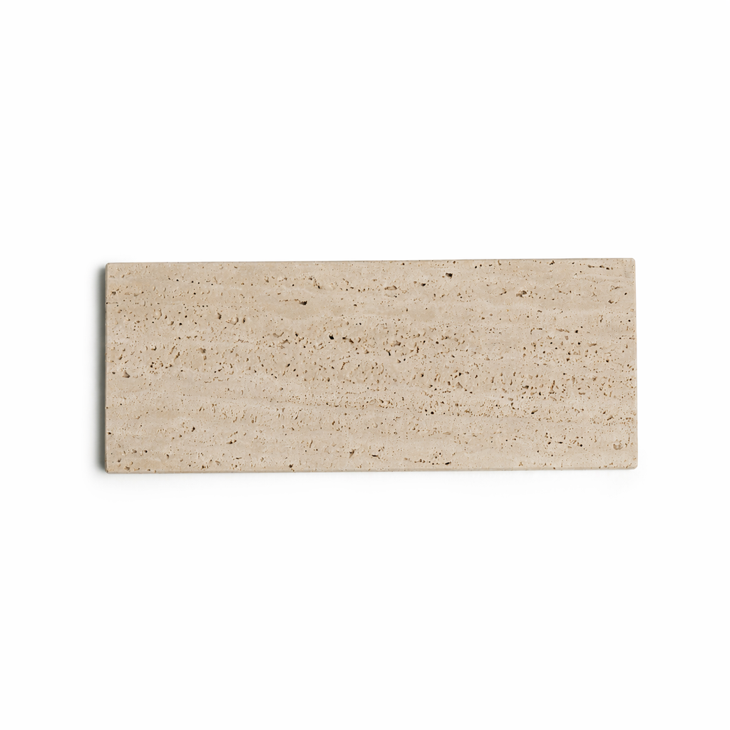 Travertine Rectangle Tray 10x25cm