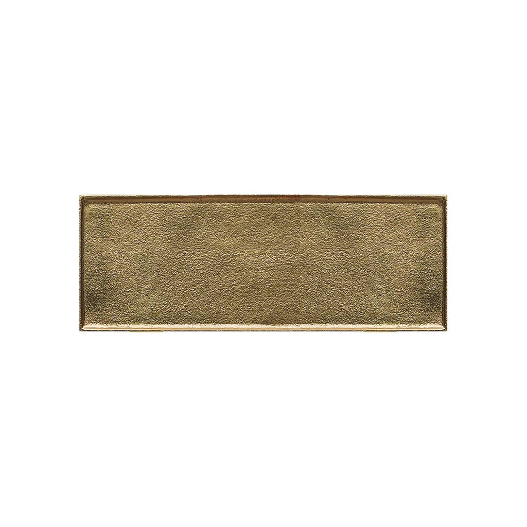 Alice rectangular gold tray 49x20cm