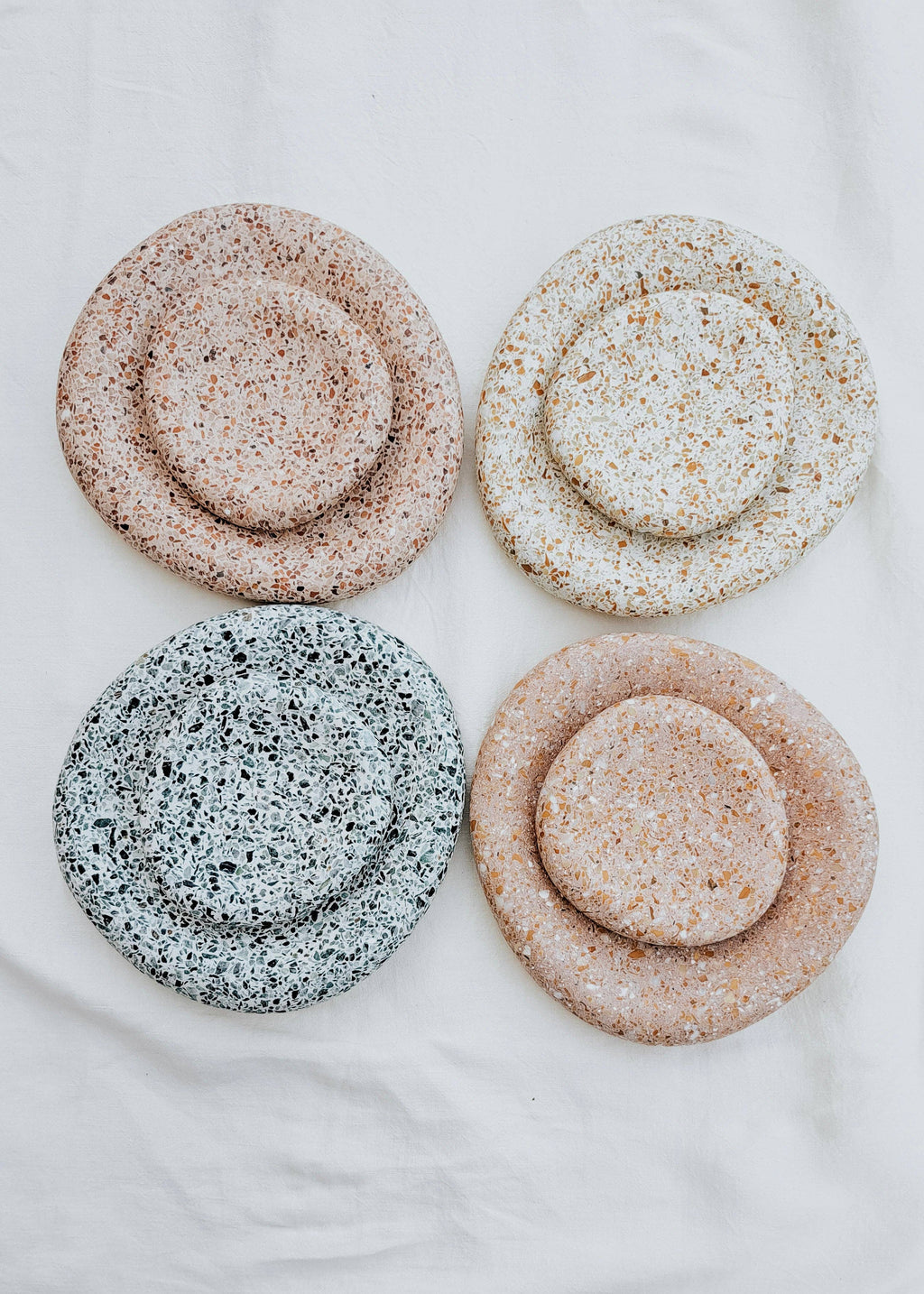 Terrazzo Organic Shaped Tray - Siena Collection