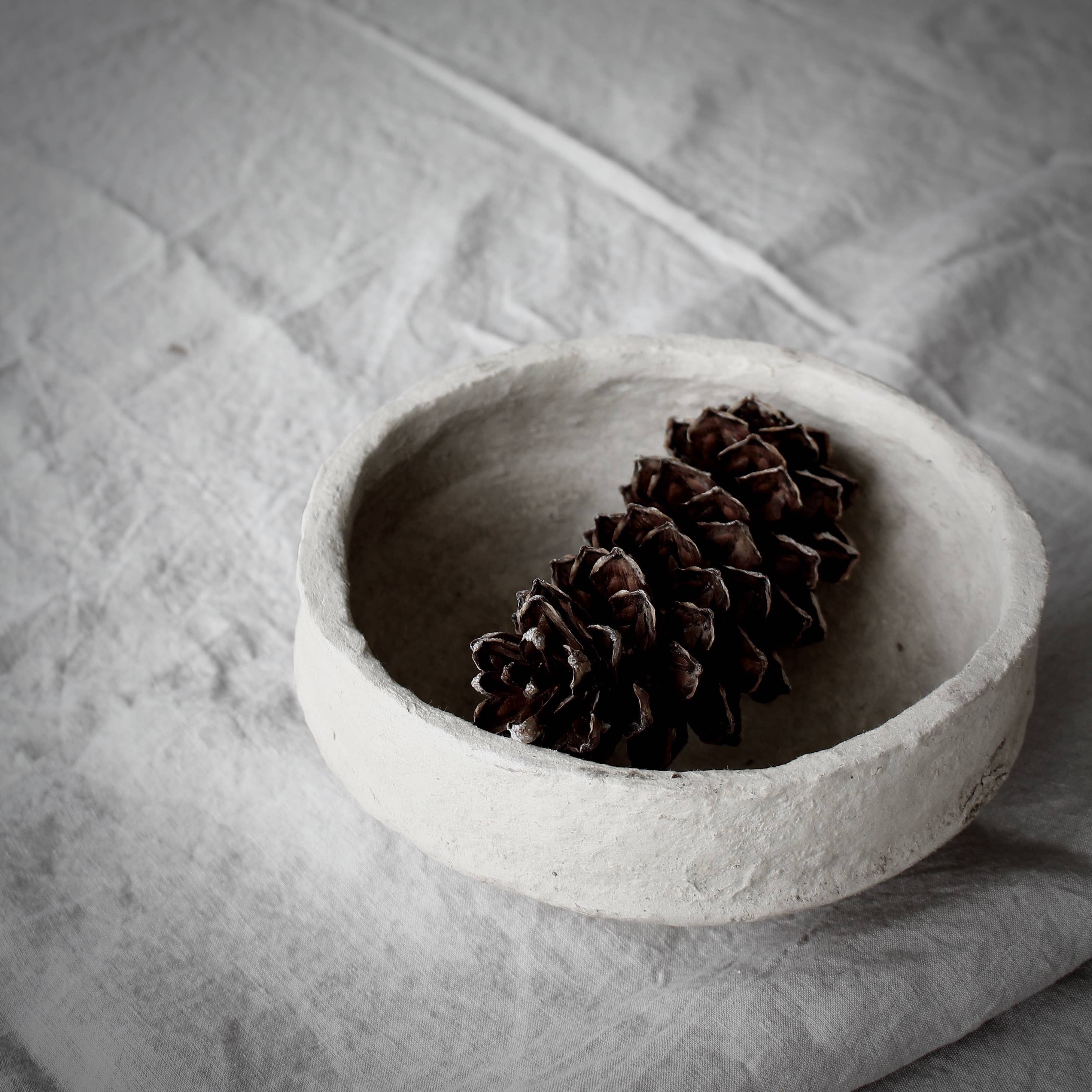 Sustain Sand Sculptural Large Bowl