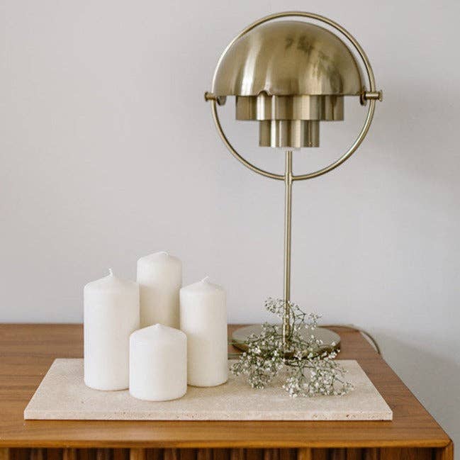 Travertine Rectangle Tray 20x40cm