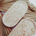 Terrazzo Oval Tray - Siena Collection