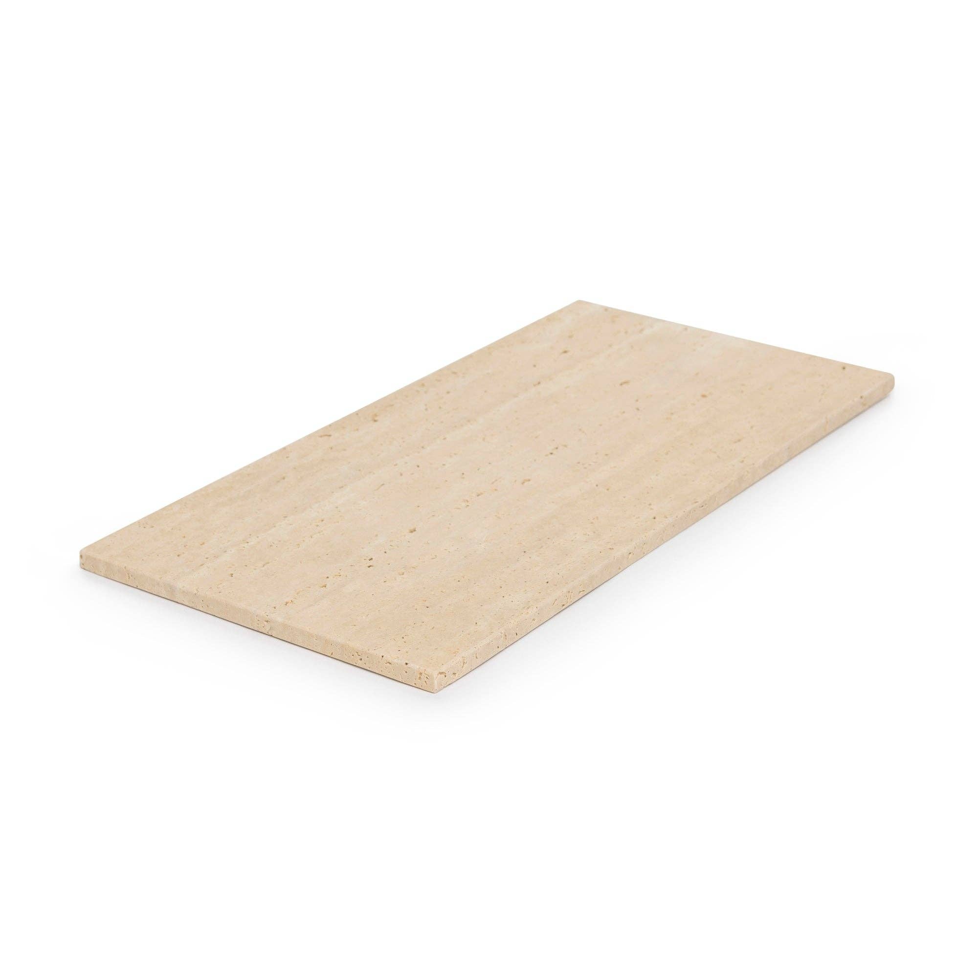 Travertine Rectangle Tray 20x40cm