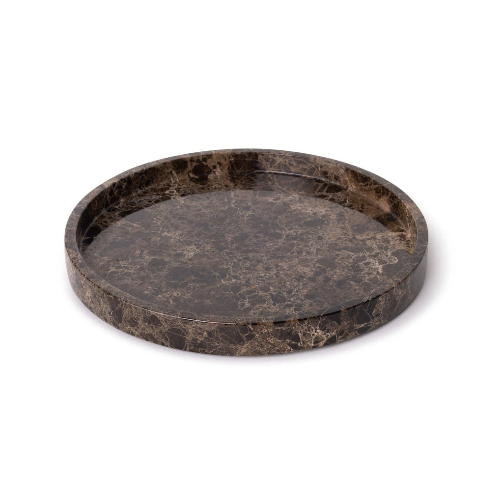 Brown Round Marble Tray Ø30cm