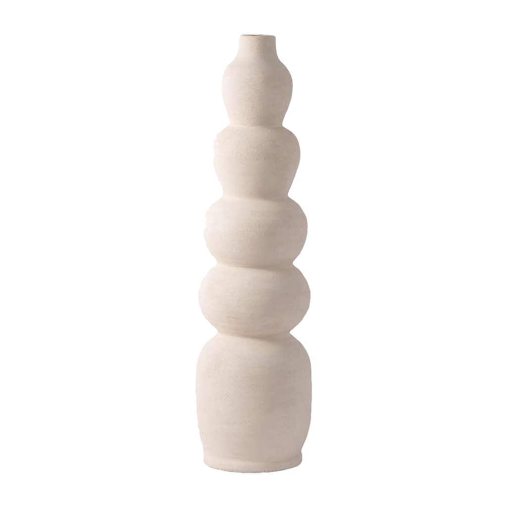 Atlas white vase D19.5 H71.5cm