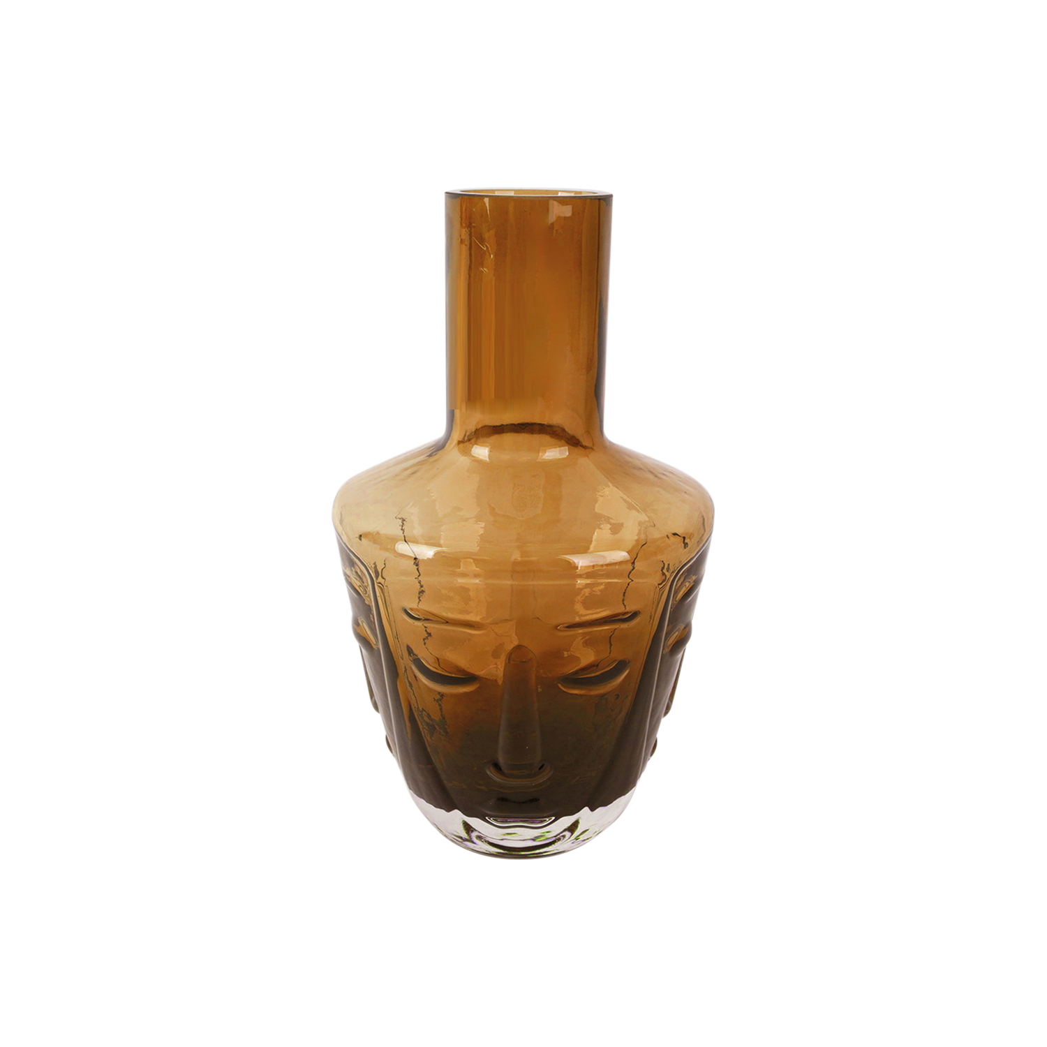 Amber Face Carafe D13 H22.5cm