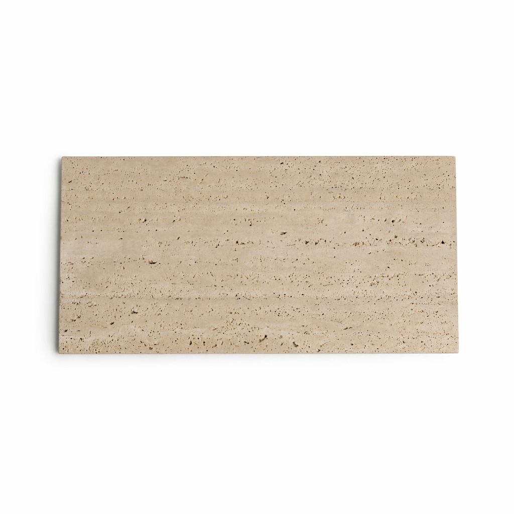 Travertine Rectangle Tray 20x40cm