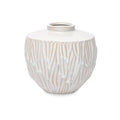 Monica tall white vase D17.3 H16.3cm