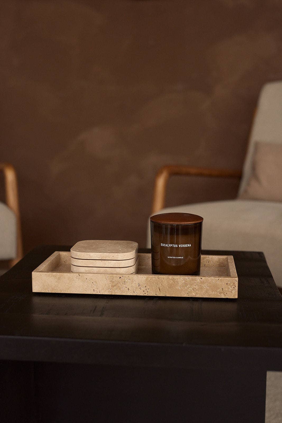 Travertine Rectangle Tray 15x30cm