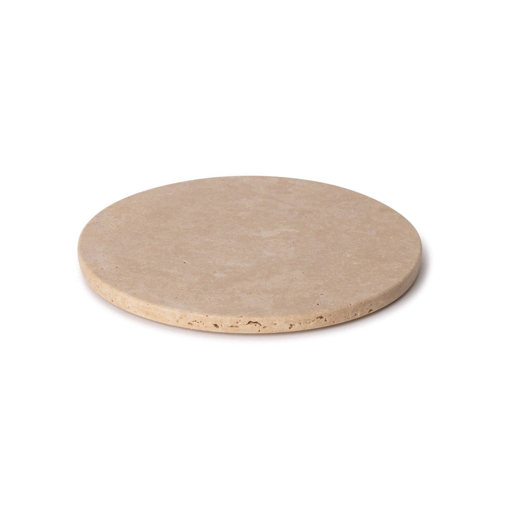 Travertine Tray Round Ø20cm