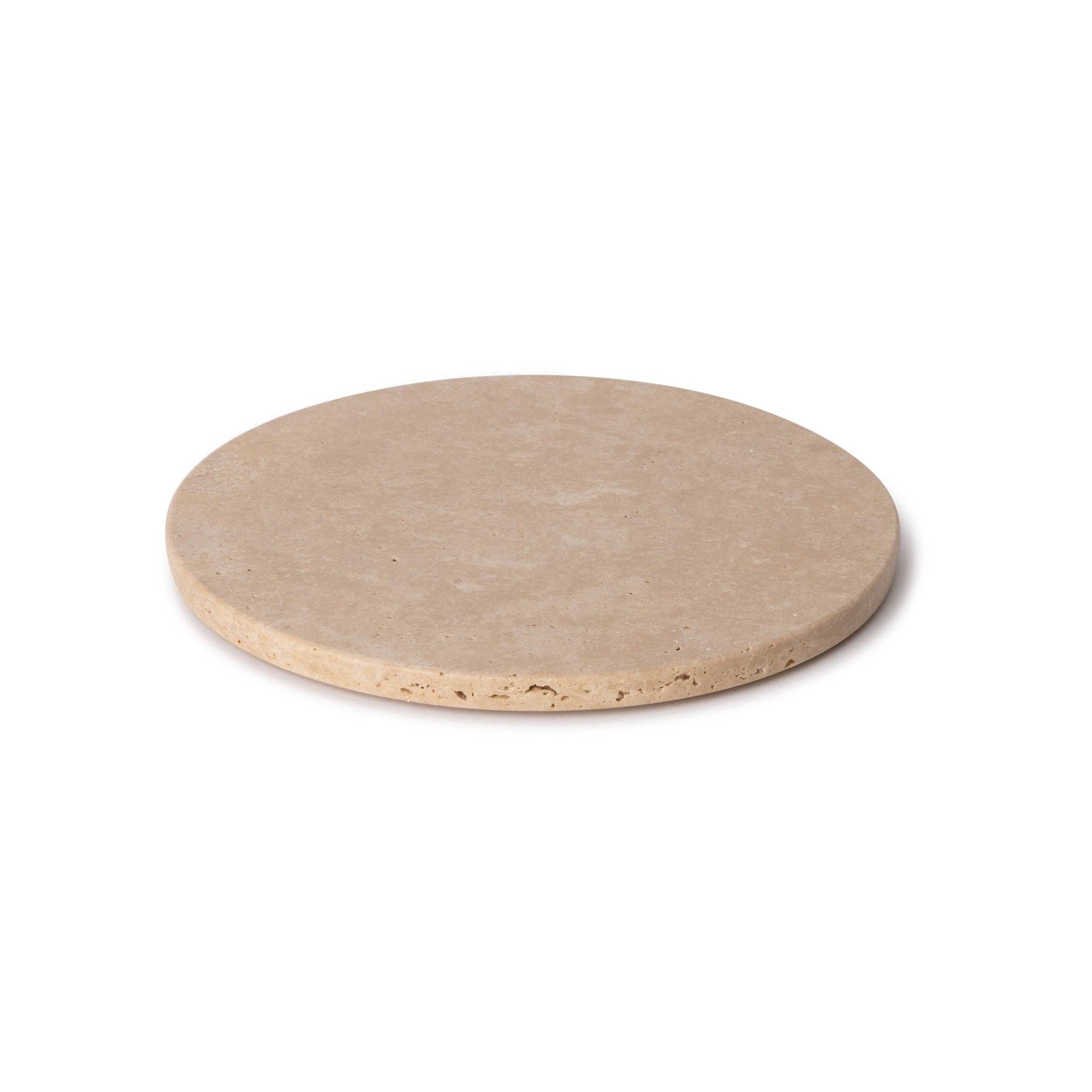 Travertine Tray Round Ø20cm