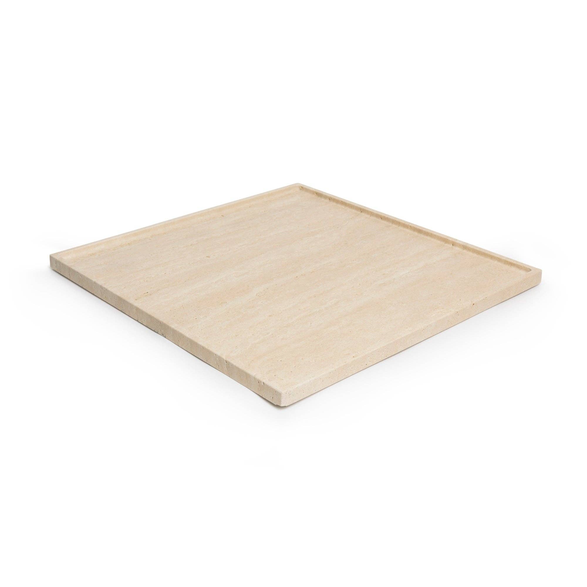 Travertine Square Tray 45x45cm