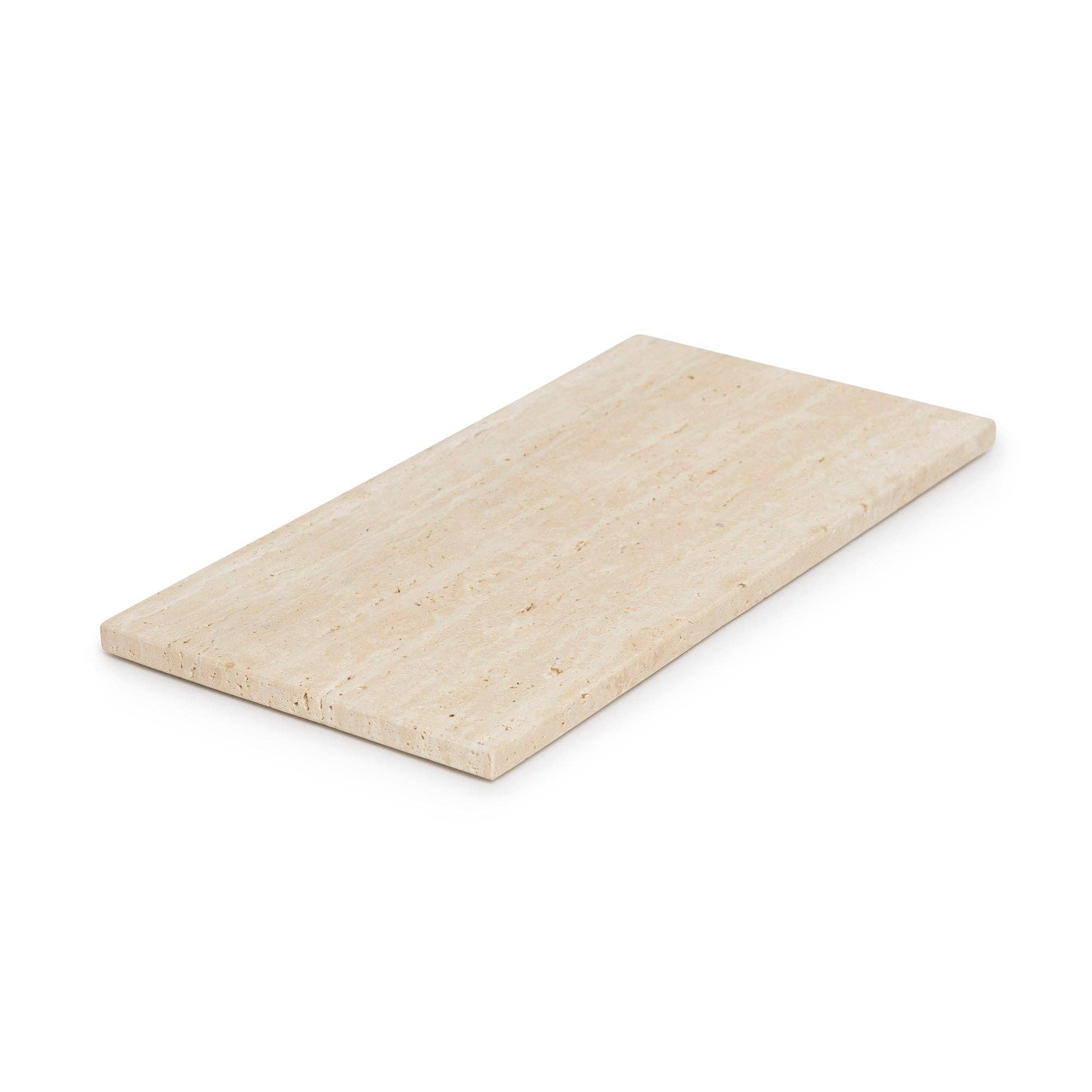 Travertine Rectangle Tray 15x30cm
