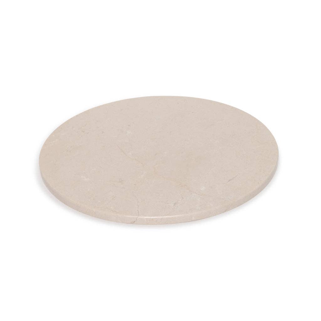 Marble Round Beige Tray Ø30cm