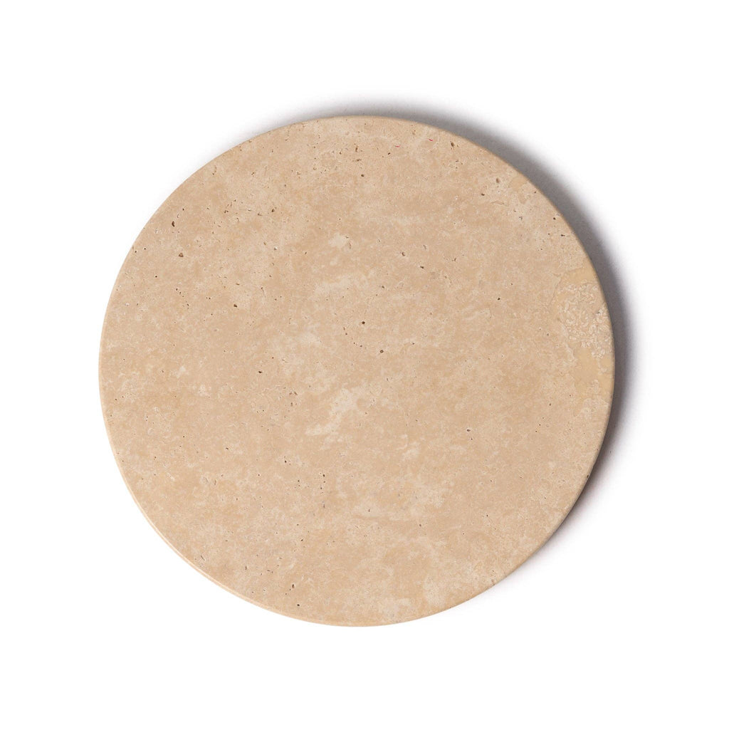 Travertine Tray Round Ø20cm