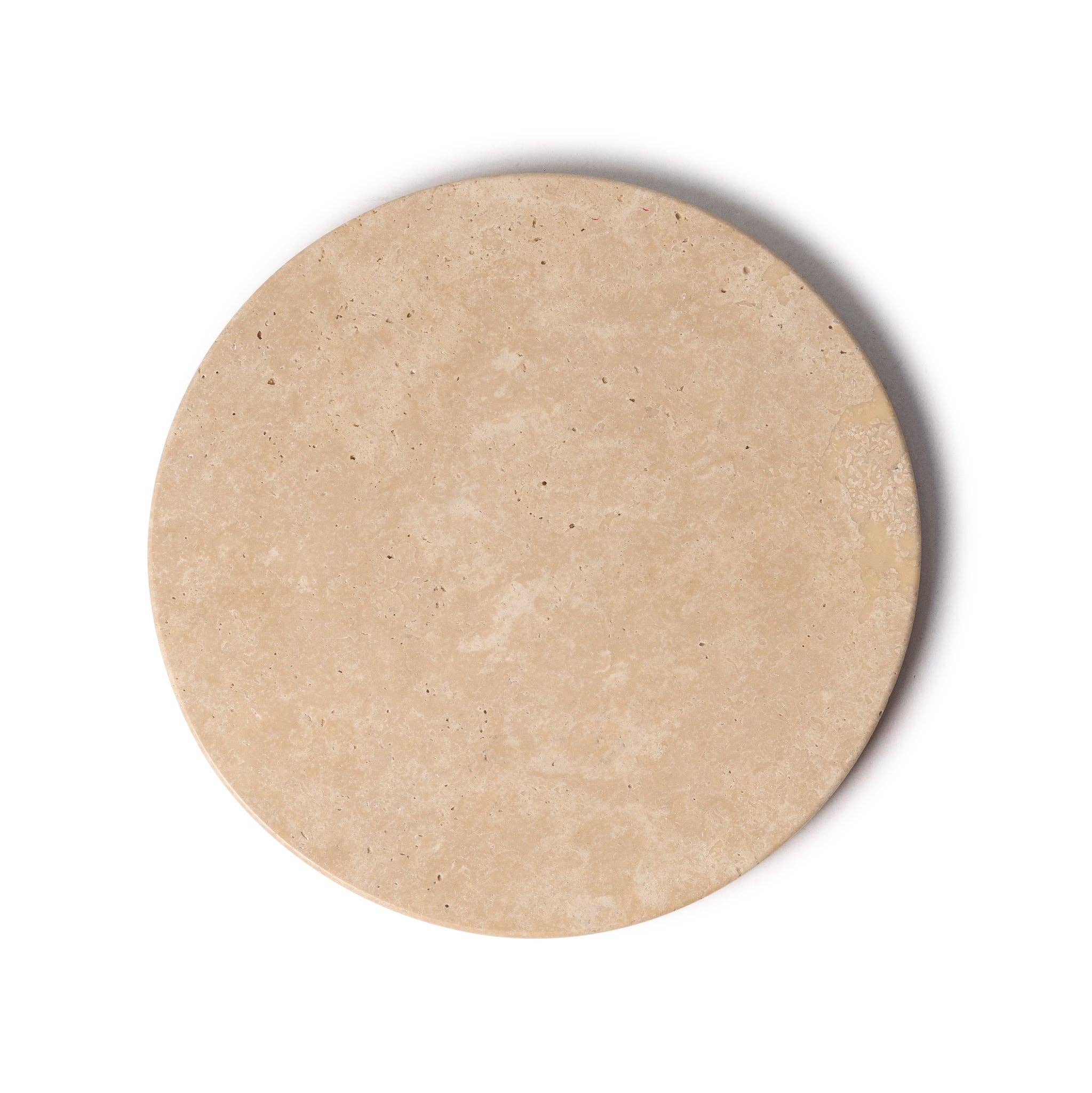 Travertine Tray Round Ø20cm