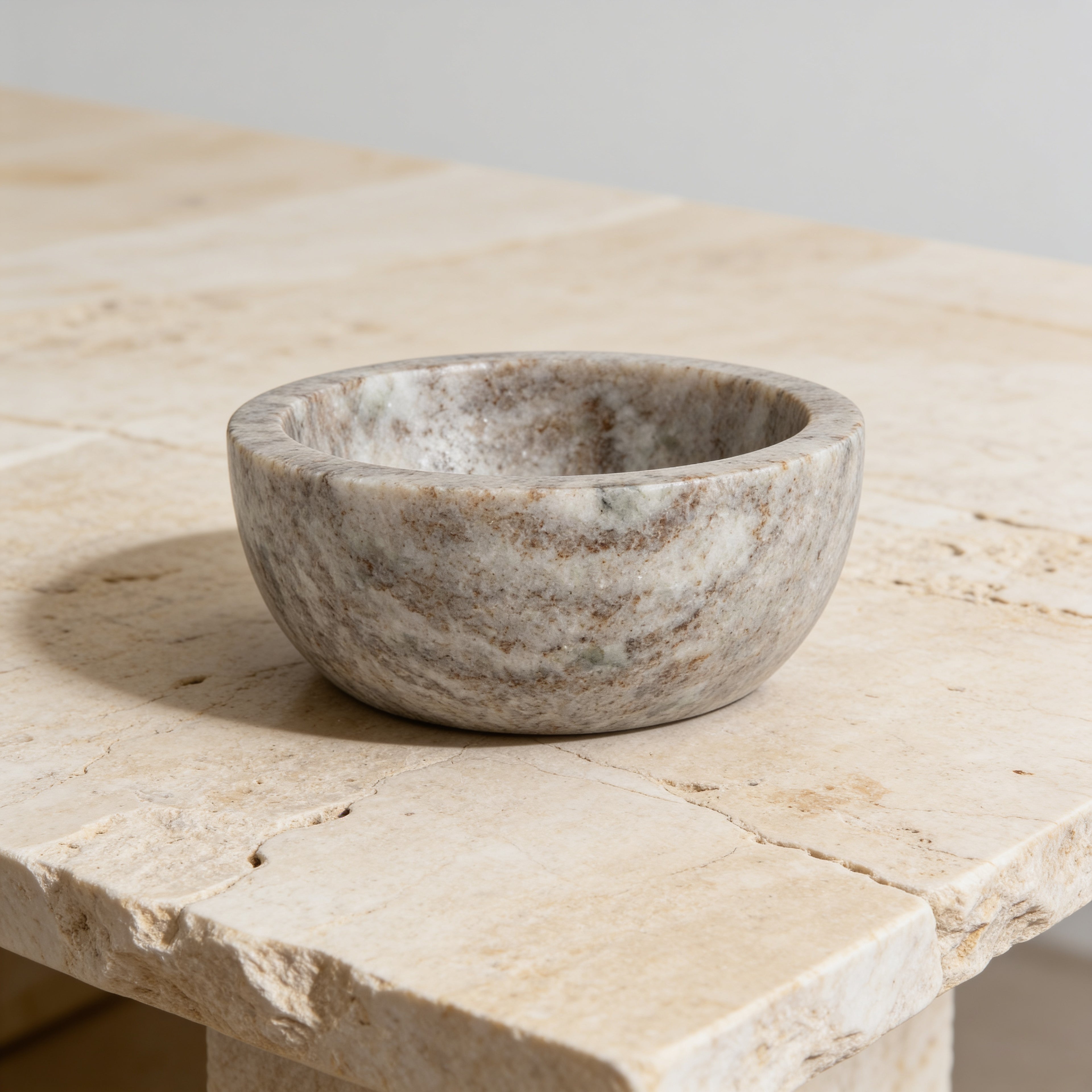 Brown Round Marble bowl Ø10cm